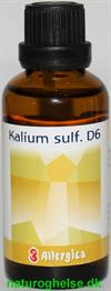 Cellesalt nr. 6 Kalium sulf D6 